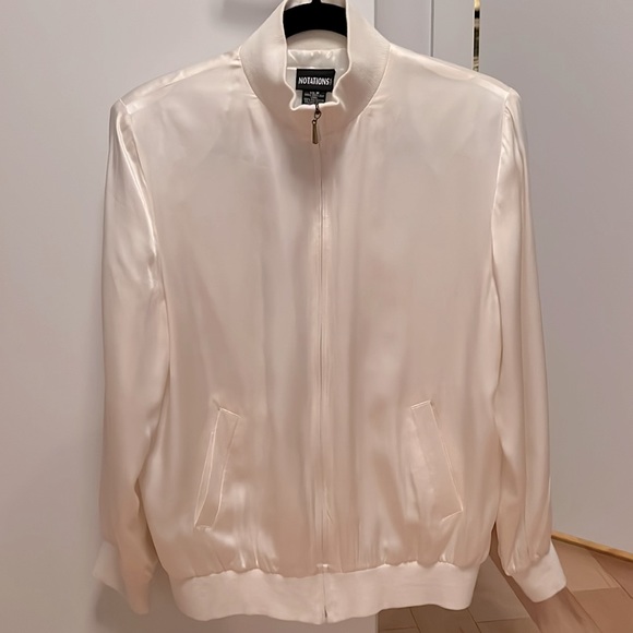 Vintage Silk Bomber Jacket - Picture 4 of 4